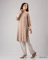 Knee Length Top With Decorative Cuff 58522